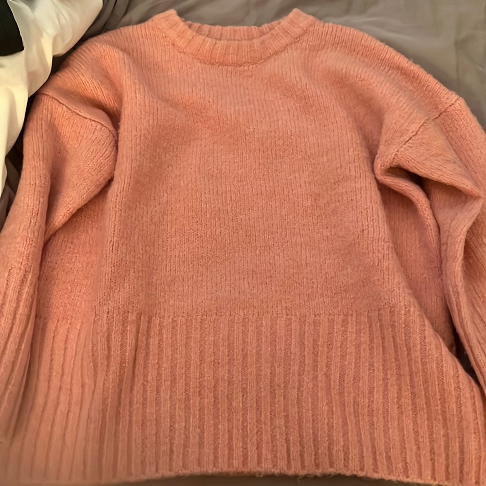 Topshop pink sweater